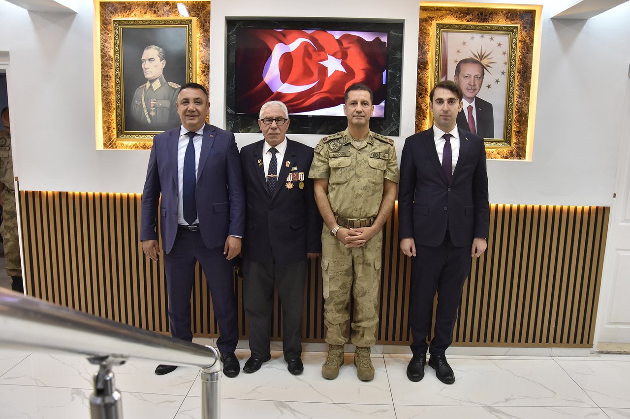 BAŞKANIMIZDAN İL JANDARMA KOMUTANIMIZ BİLAL SARIDOĞAN’IN MİSAFİRİ OLDU