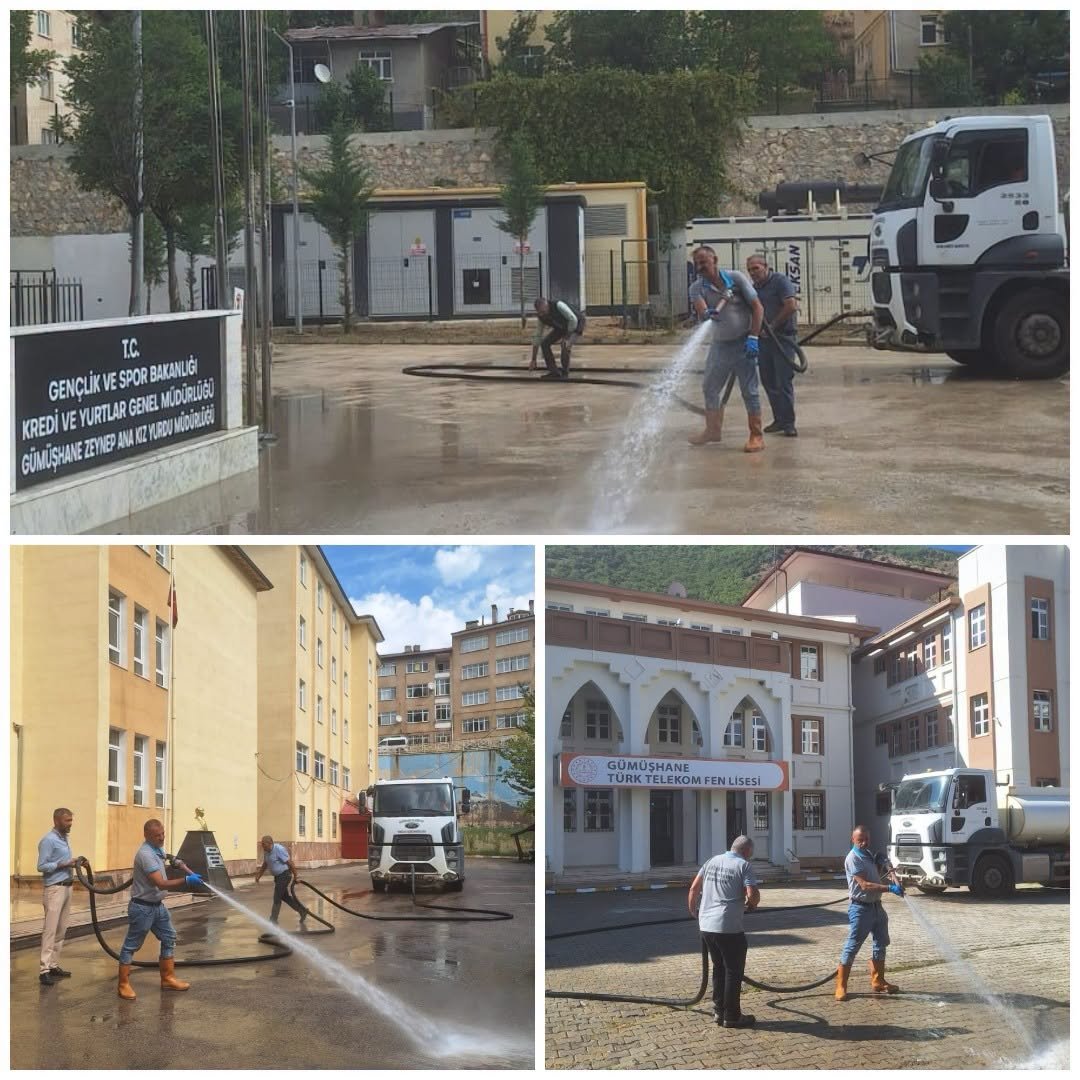 TEMİZLİK İŞLERİ MÜDÜRLÜĞÜ VE PARK VE BAHÇELER MÜDÜRLÜĞÜ EKİPLERİMİZDEN TEMİZLİK VE YIKAMA ÇALIŞMASI