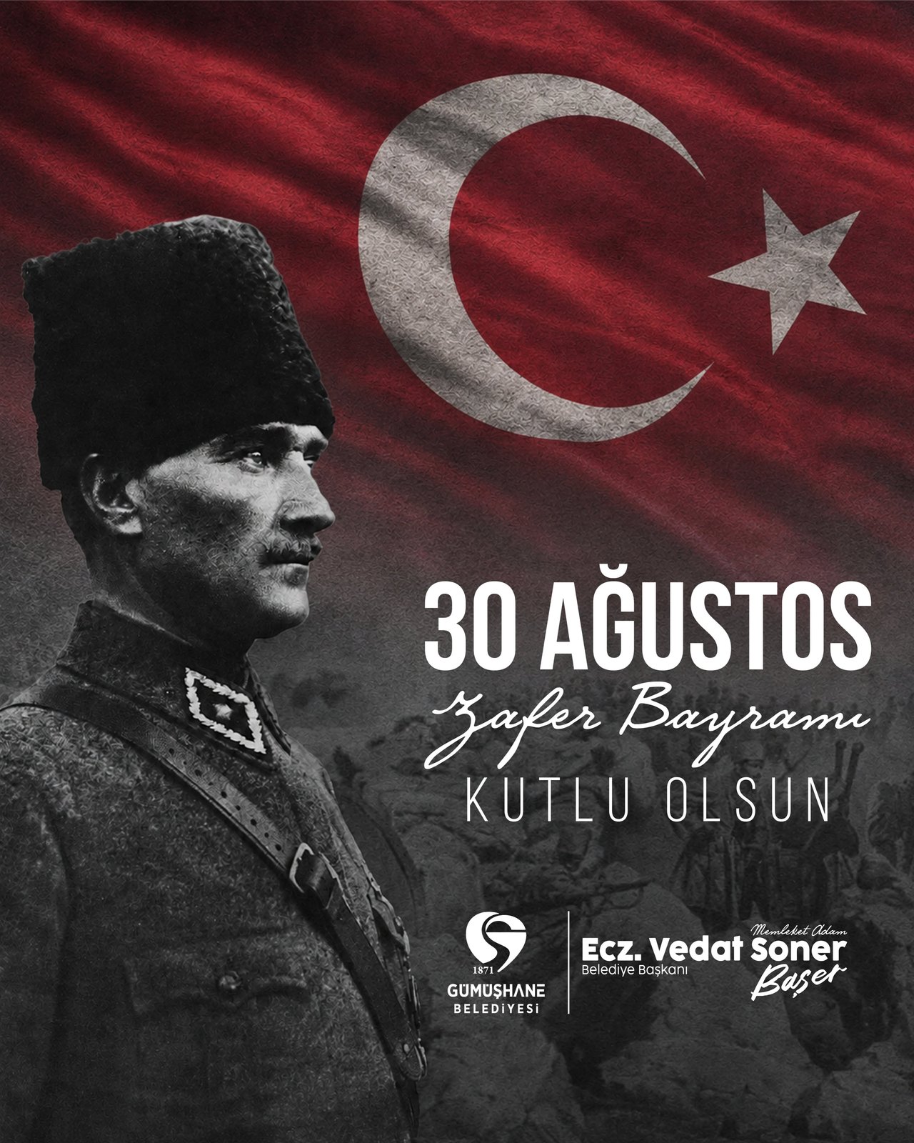 BAŞKANIMIZ, 30 AĞUSTOS ZAFER BAYRAMI’NIN YIL DÖNÜMÜNÜ KUTLADI