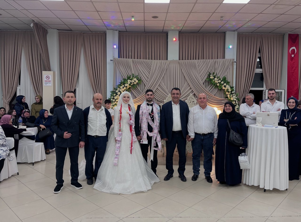 BAŞKANIMIZ, DÜĞÜN TÖRENLERİNE KATILDI