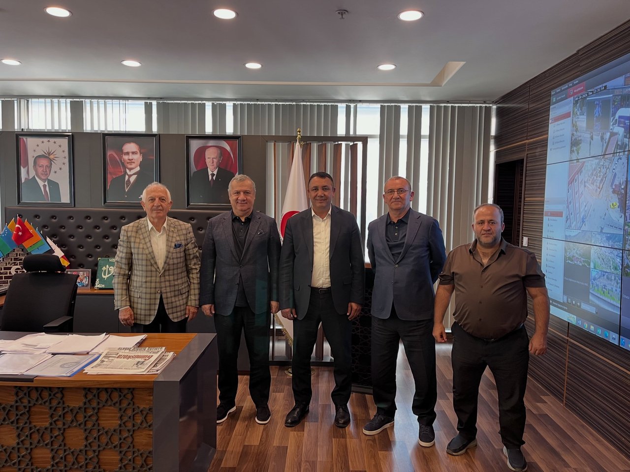 BAŞKANIMIZA, ZİYARET