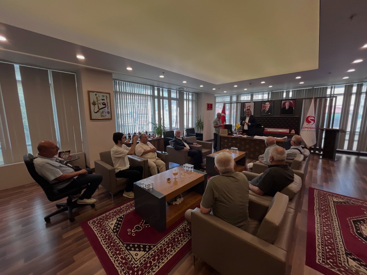 BAŞKANIMIZ, MİSAFİR AĞIRLADI