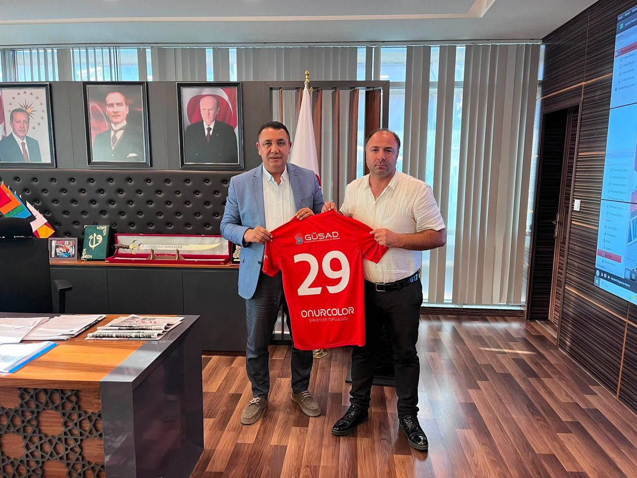 BAŞKANIMIZ, MİSAFİR AĞIRLADI