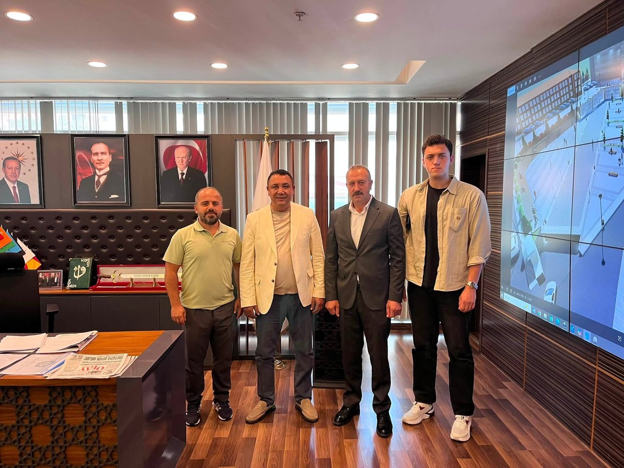 BAŞKANIMIZ MİSAFİR AĞIRLADI, NİKAH KIYDI