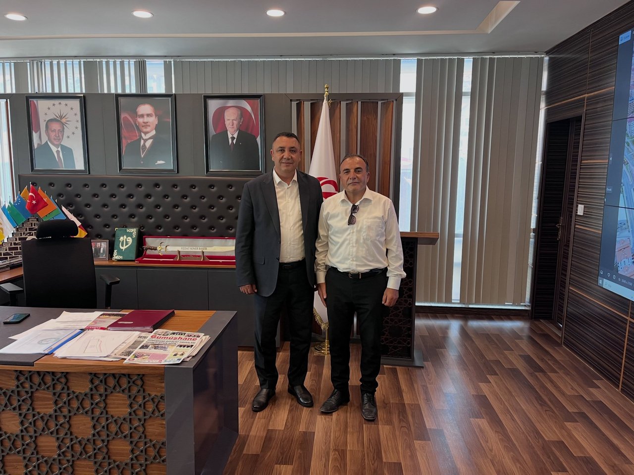 BAŞKANIMIZ, MİSAFİR AĞIRLADI