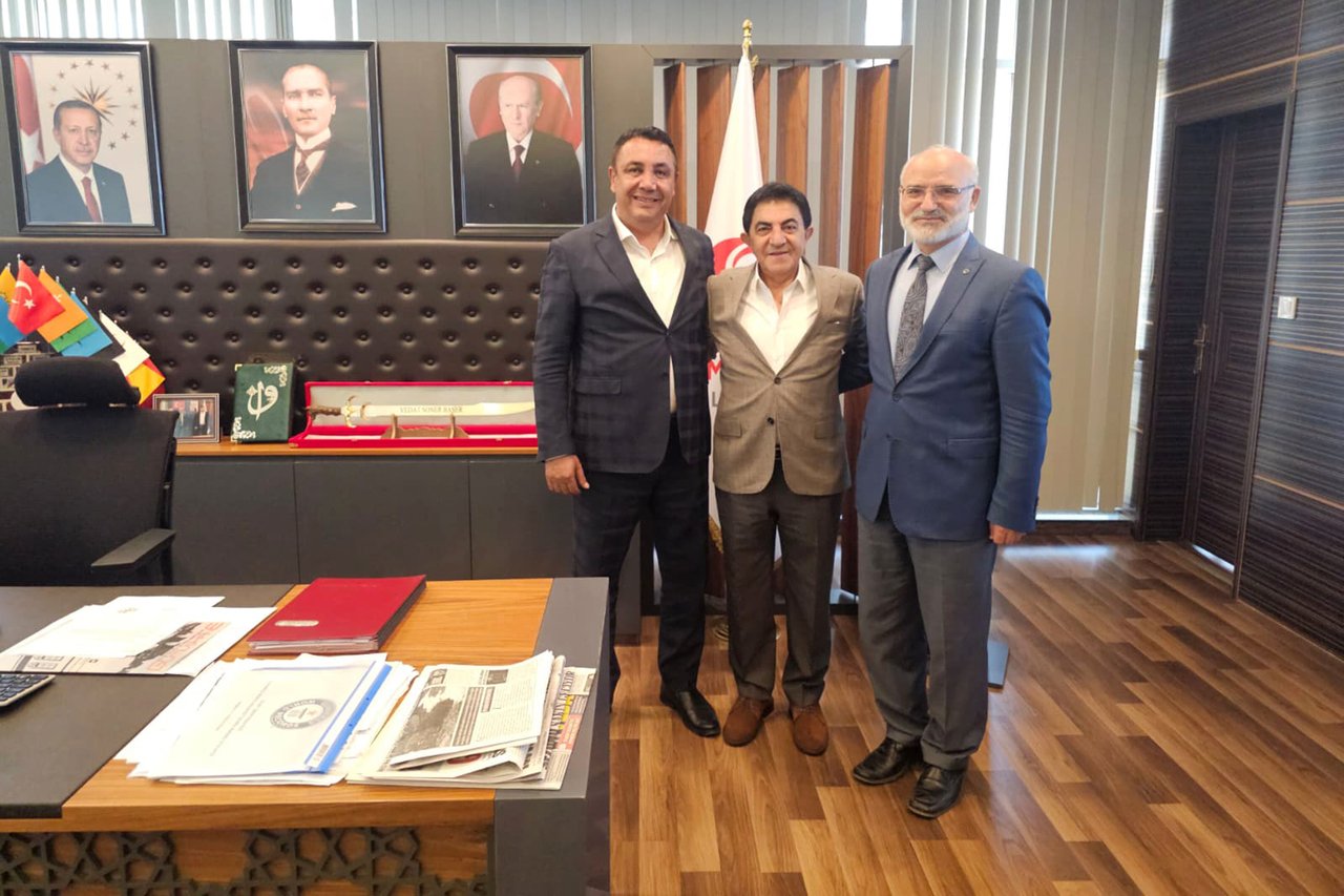 BAŞKANIMIZ, MİSAFİR AĞIRLADI