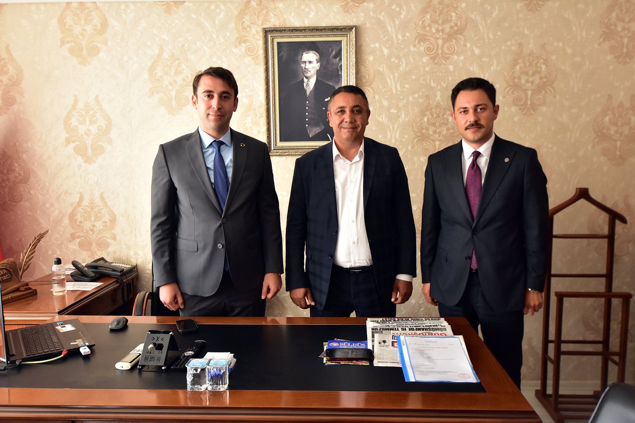 BAŞKANIMIZ, ZİYARETTE BULUNDU, MİSAFİR AĞIRLADI, İŞİYERİ AÇILIŞINA KATILDI