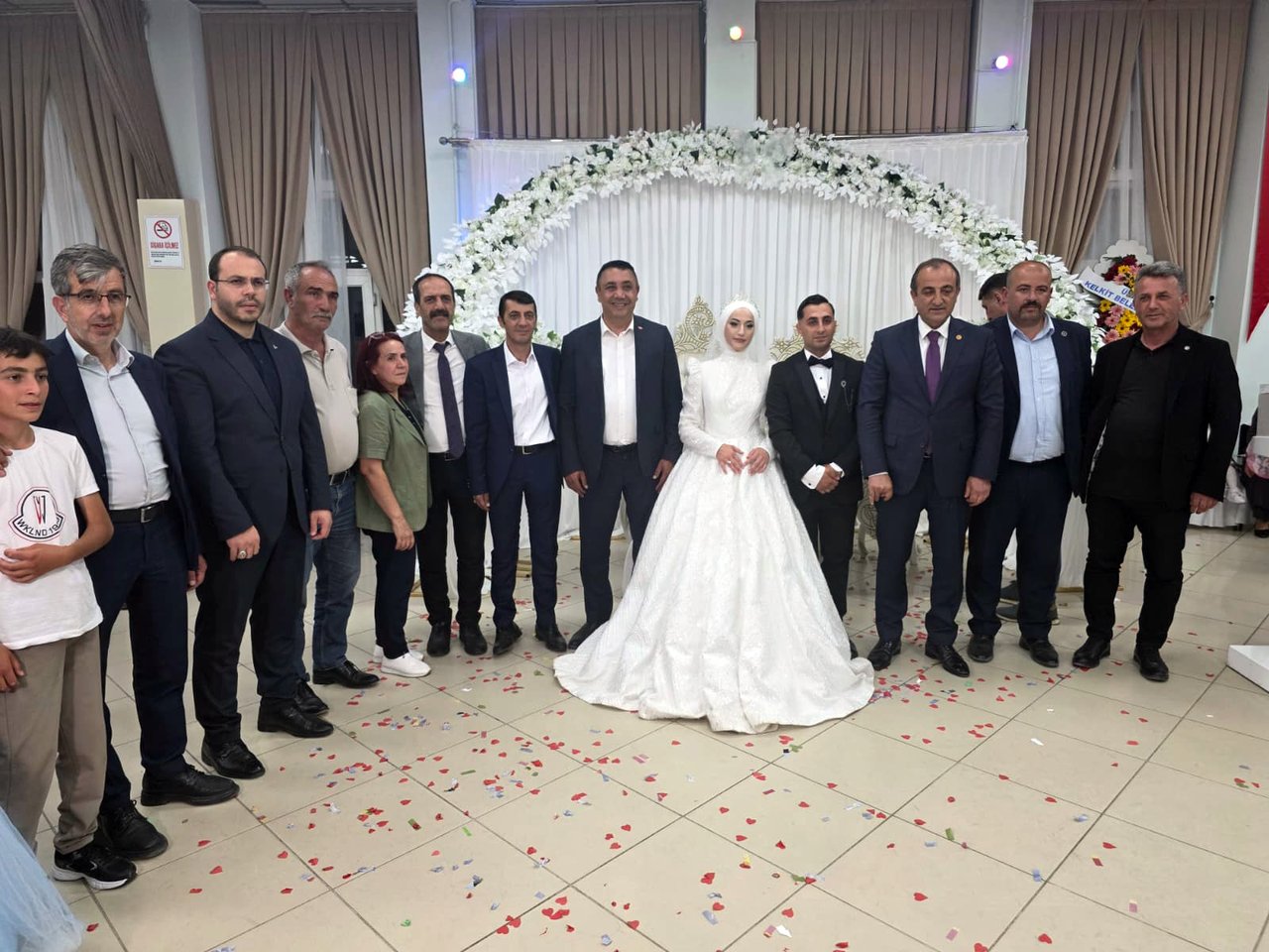 BAŞKANIMIZ, HABİBE DOĞAN VE ABDULHAMİT ÇELİK KARDEŞLERİMİZİN DÜĞÜN MERASİMLERİNE KATILDI