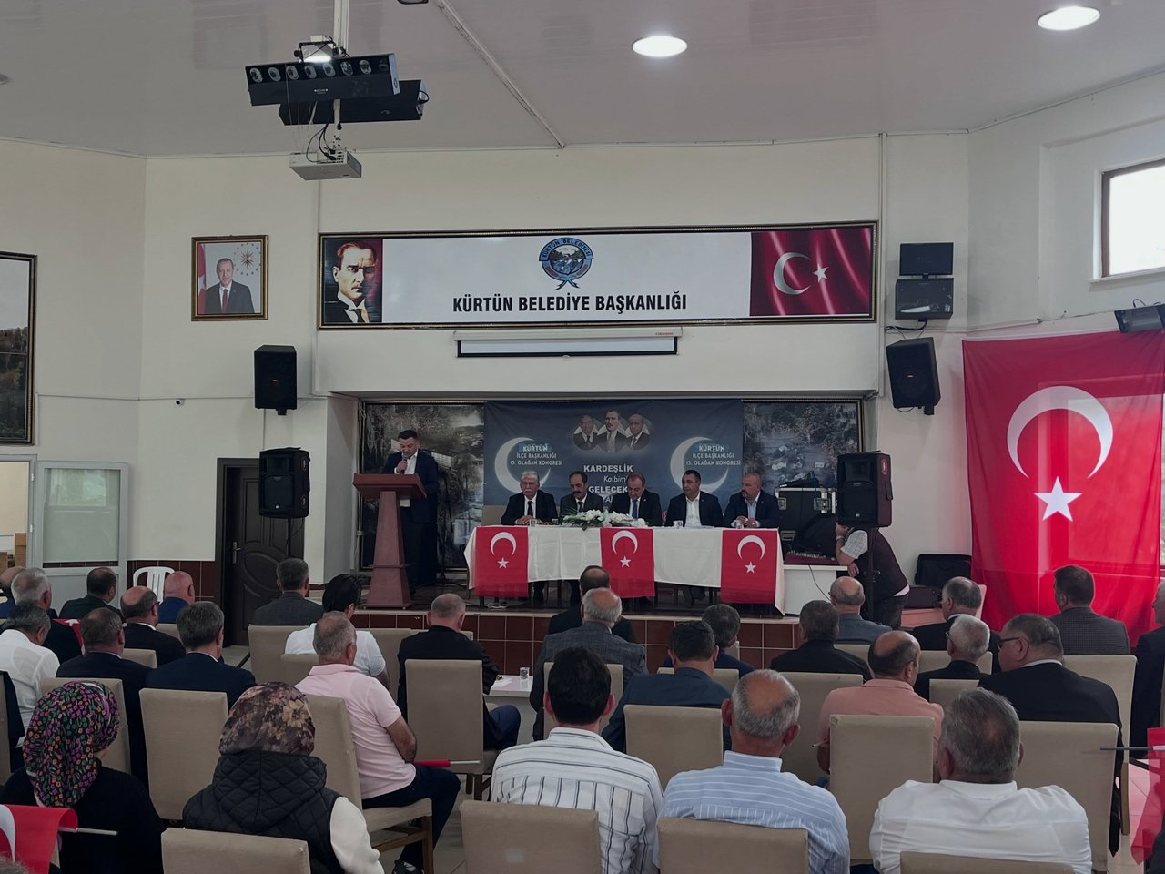 BAŞKANIMIZ, KÜRTÜN İLÇE BAŞKANLIĞIMIZIN 15. OLAĞAN İLÇE KONGRESİ’NE KATILDI