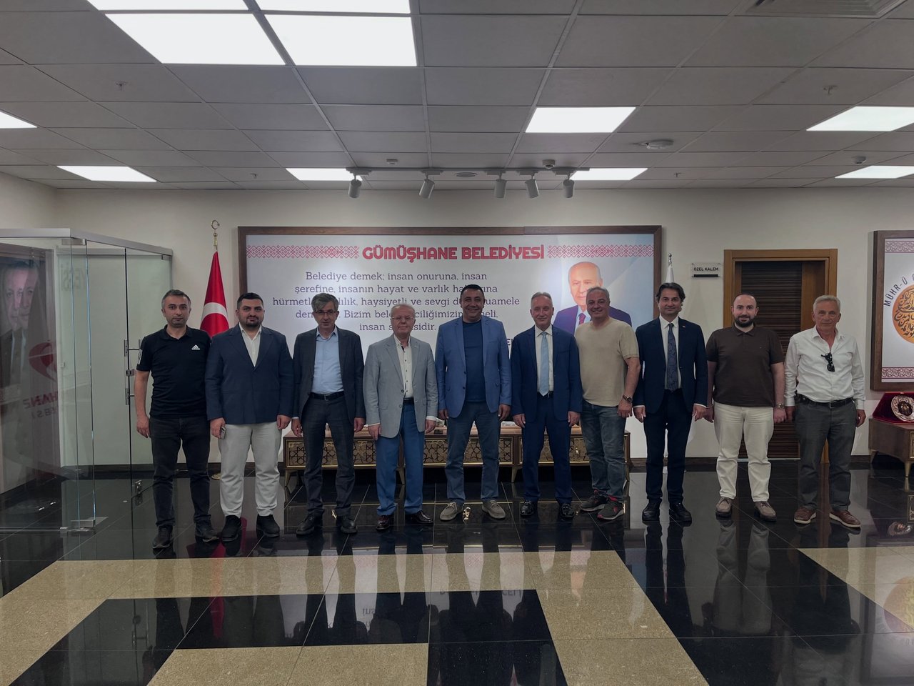 BAŞKANIMIZA, ZİYARET