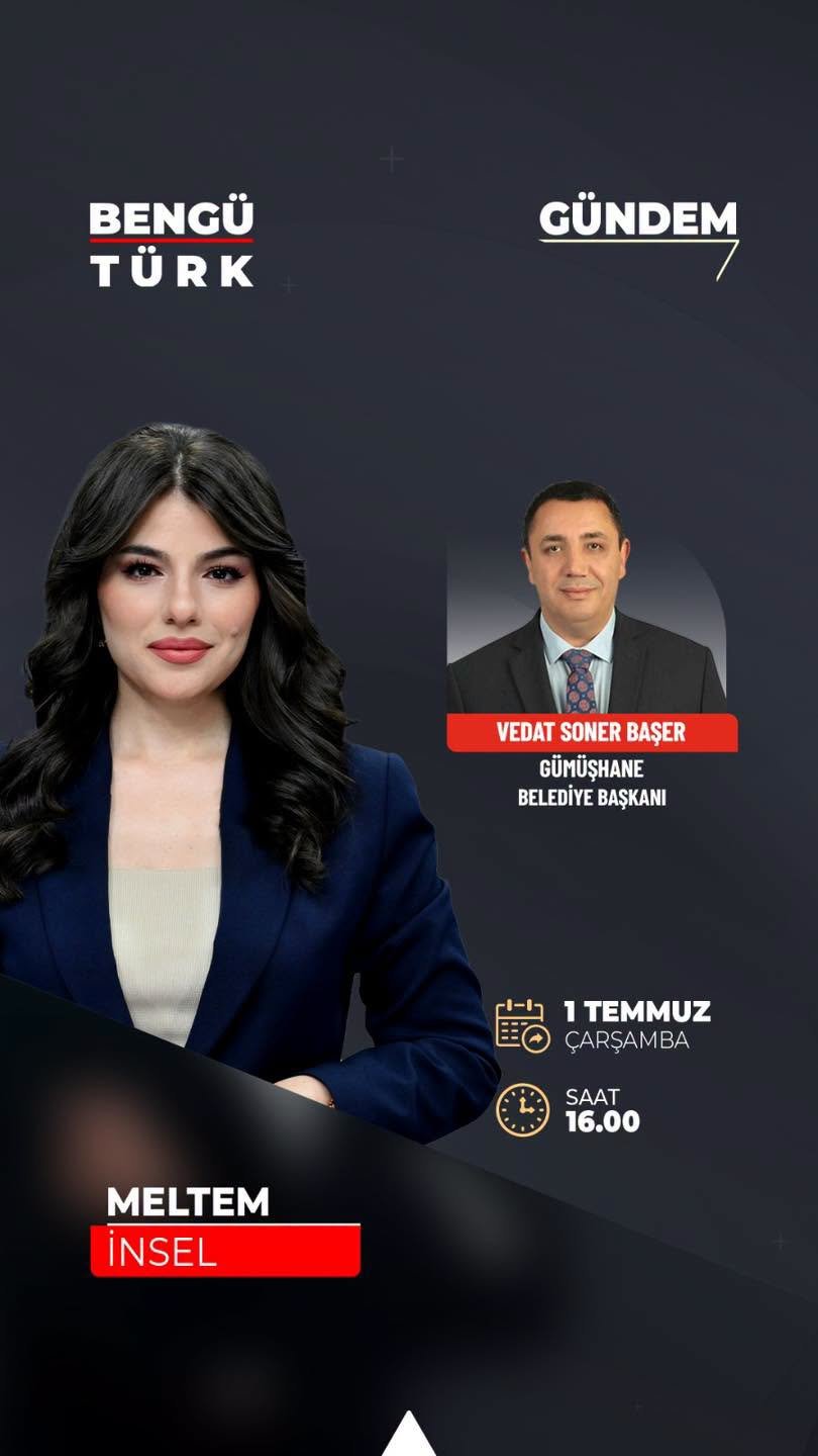 BAŞKANIMIZ, BUGÜN SAAT 16.00’DA BENGÜTÜRK TV’DE MELTEM İNSEL’İN  KONUĞU OLACAKTIR