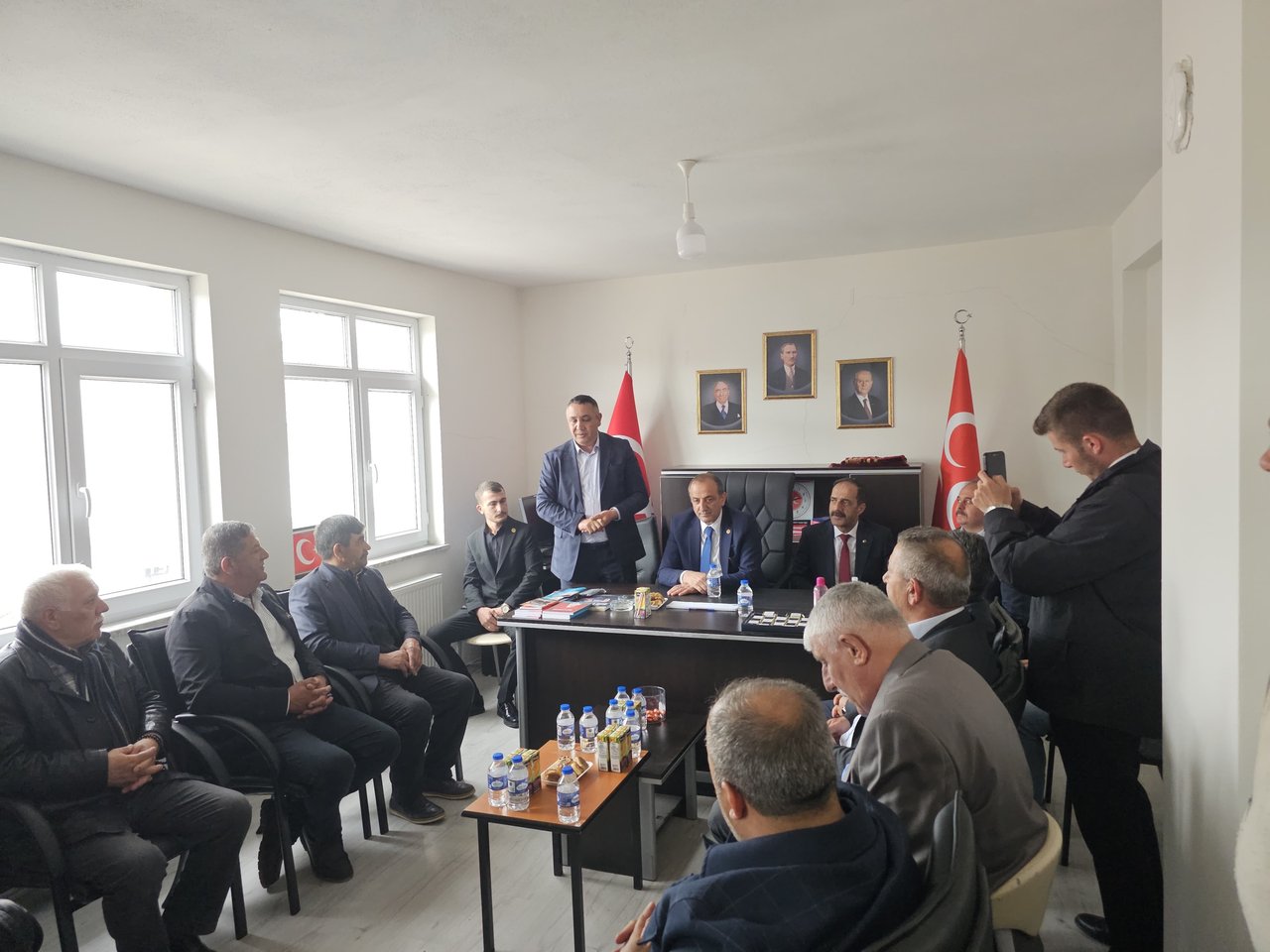 BAŞKANIMIZ,MHP ŞİRAN İLÇE BAŞKANLIĞIMIZDA DÜZENLENEN BAYRAMLAŞMA PROGRAMINA KATILDI