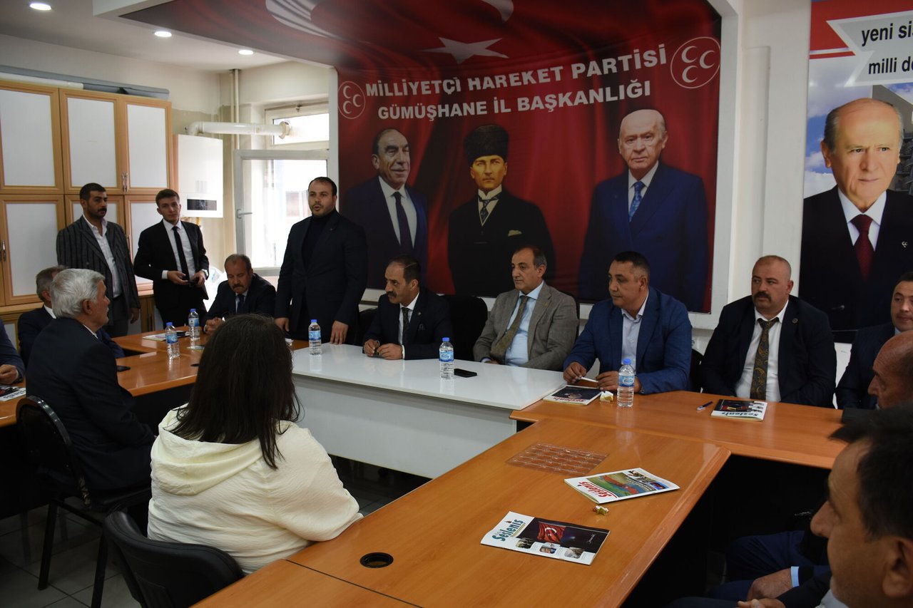 BAŞKANIMIZ, MHP GÜMÜŞHANE İL TEŞKİLATIMIZIN BAYRAMLAŞMA PROGRAMINA KATILDI
