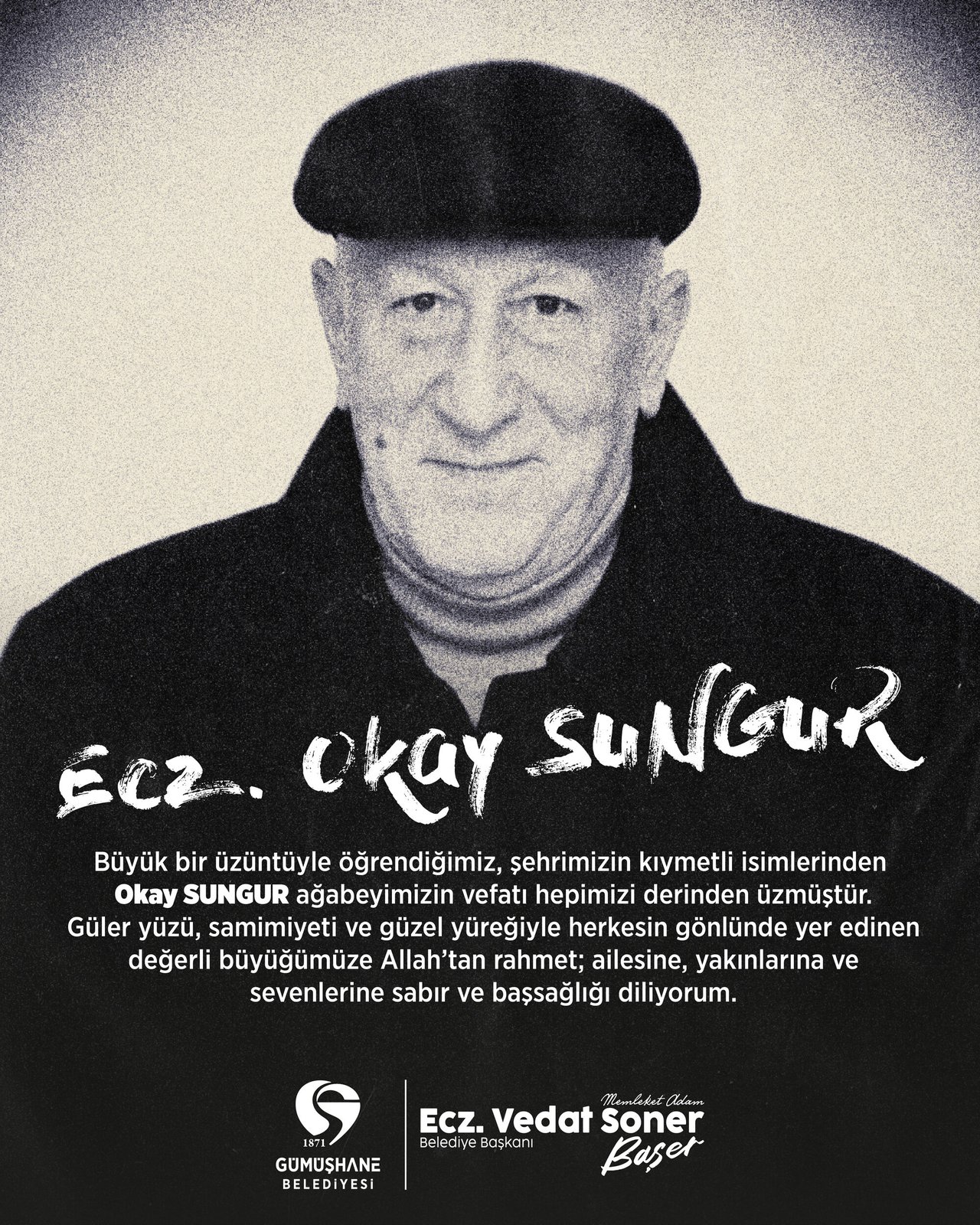 OKAY SUNGUR AĞABEYİMİZİ KAYBETMENİN ÜZÜNTÜSÜNÜ YAŞIYORUZ