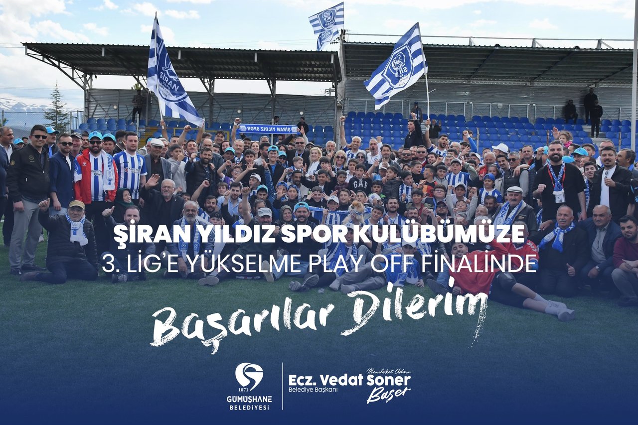 BAŞKANIMIZ, ŞİRAN YILDIZ SPOR KULÜBÜMÜZE BAŞARILAR DİLEDİ