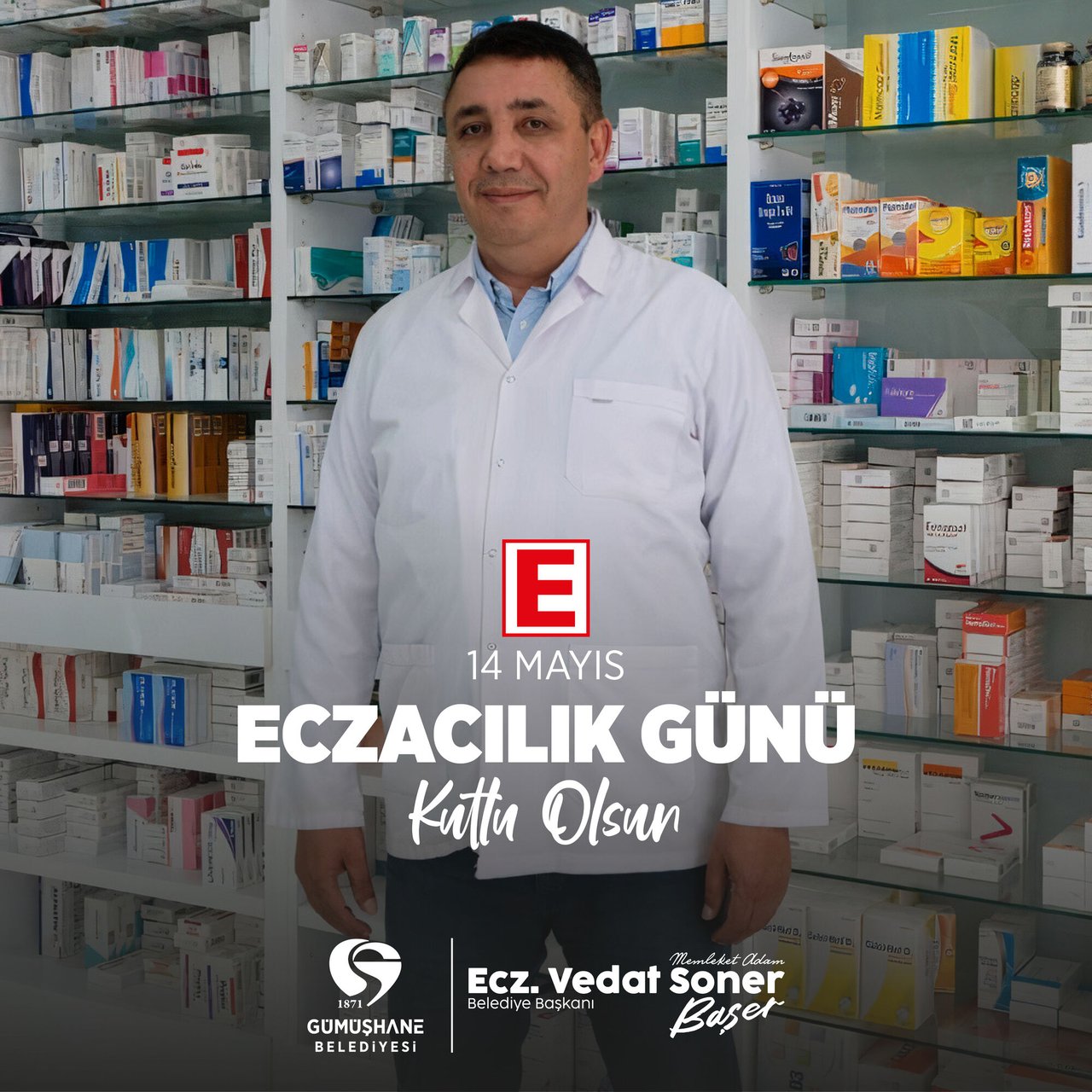 BAŞKANIMIZ, 14 MAYIS ECZACILAR GÜNÜ’NÜ KUTLADI