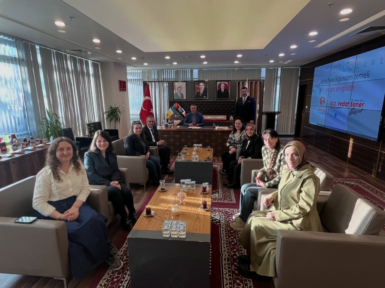 TÜRK MÜHENDİS VE MİMAR ODALARI BİRLİĞİ ŞEHİR PLANCILARI ODASI’NDAN BAŞKANIMIZA ZİYARET