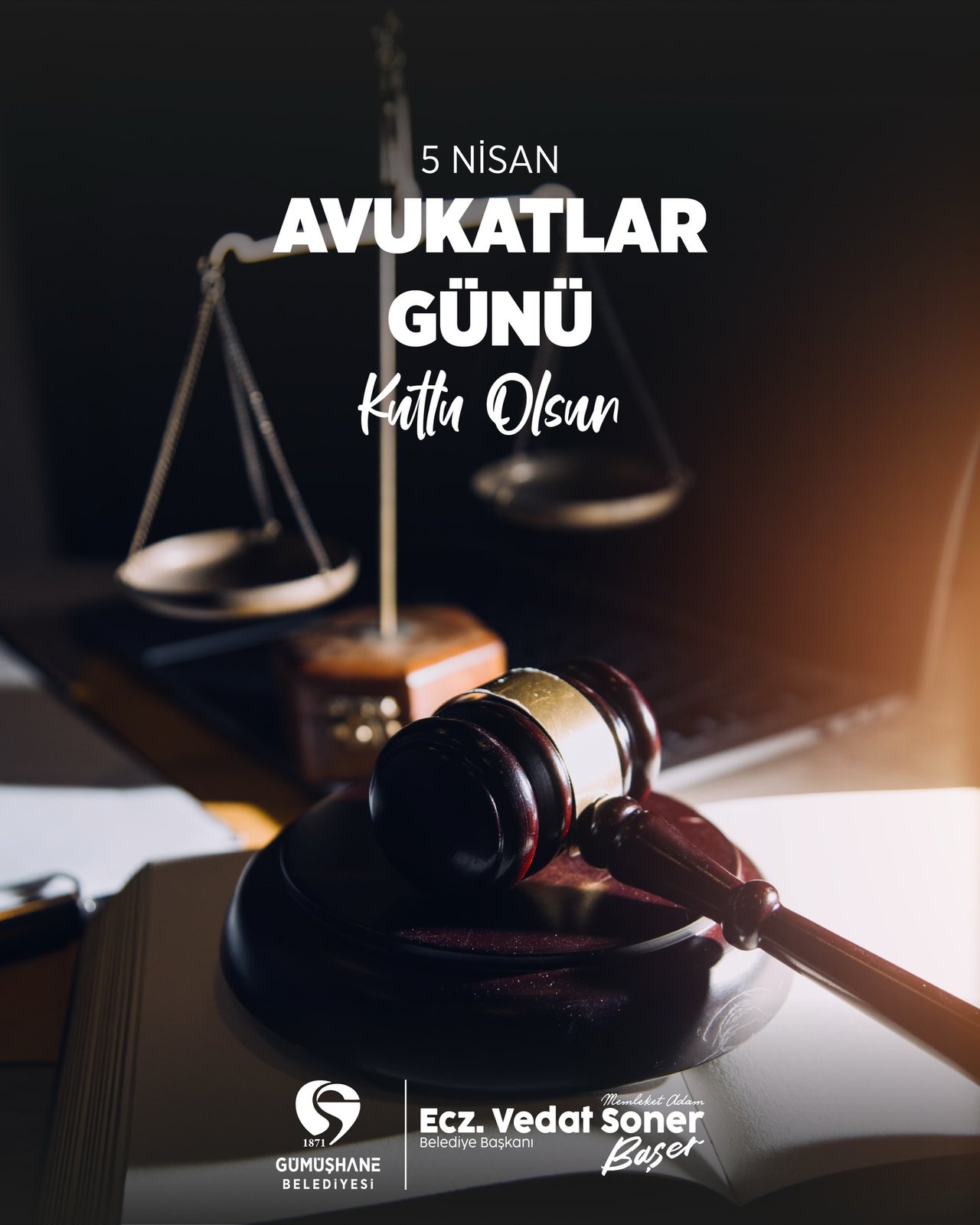 BAŞKANIMIZIN, 5 NİSAN AVUKATLAR GÜNÜ MESAJI