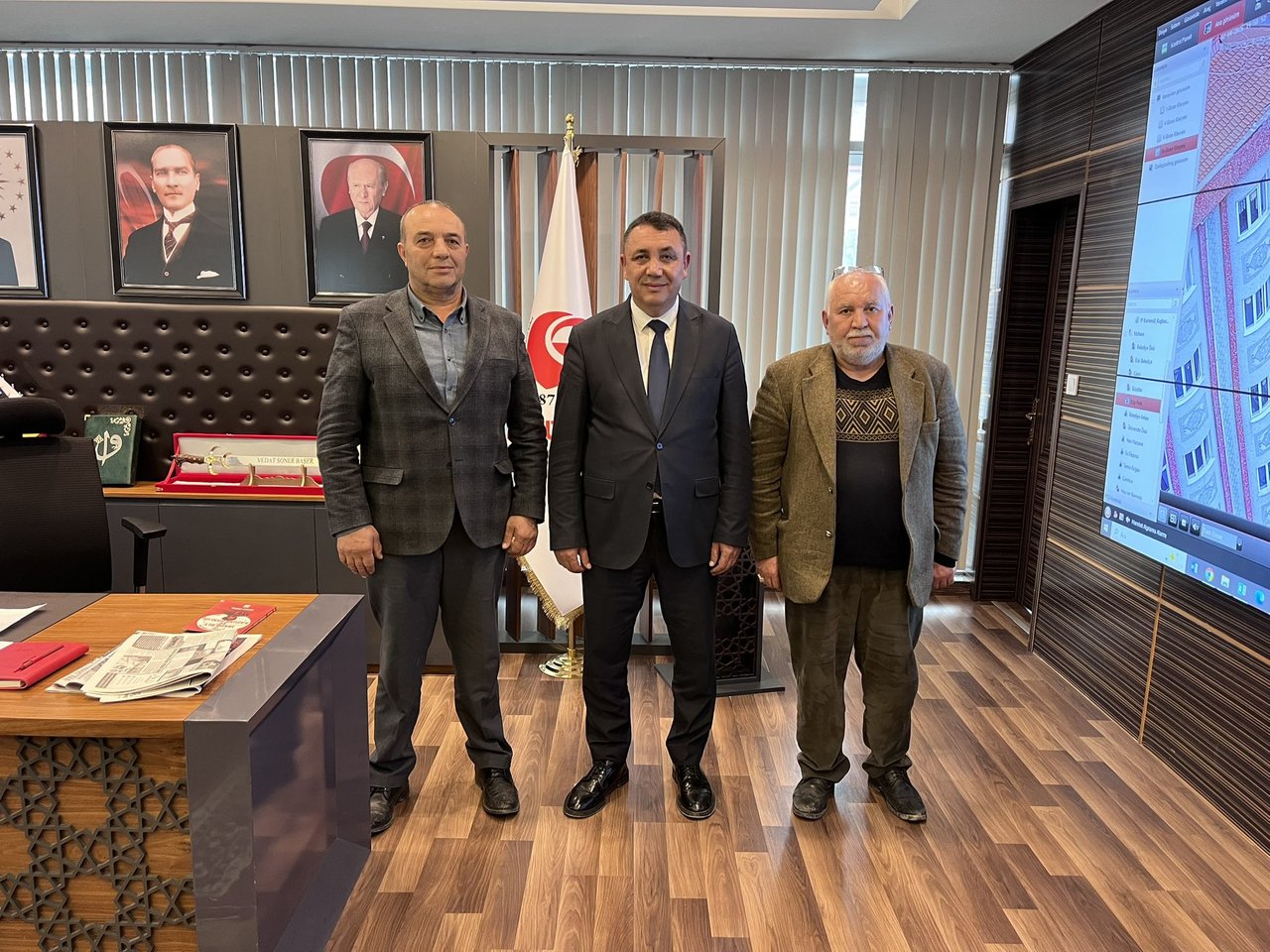 BAŞKANIMIZ, ZİYARET KABUL ETTİ CENAZE TÖRENLERİNE KATILDI
