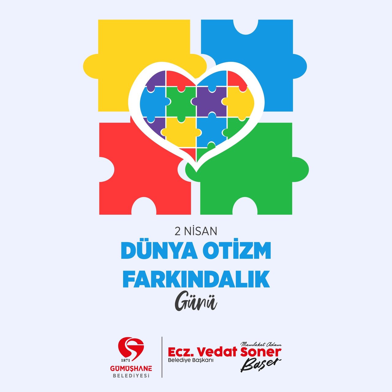 BAŞKANIMIZIN, 2 NİSAN OTİZM FARKINDALIK GÜNÜ MESAJI