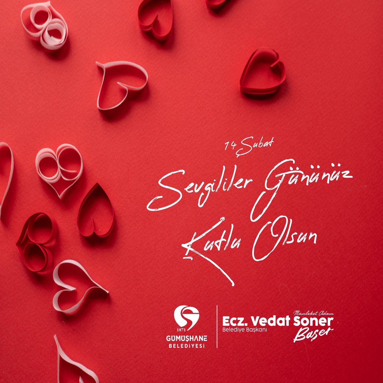 BAŞKANIMIZ, SEVGİLİLER GÜNÜNÜ KUTLADI