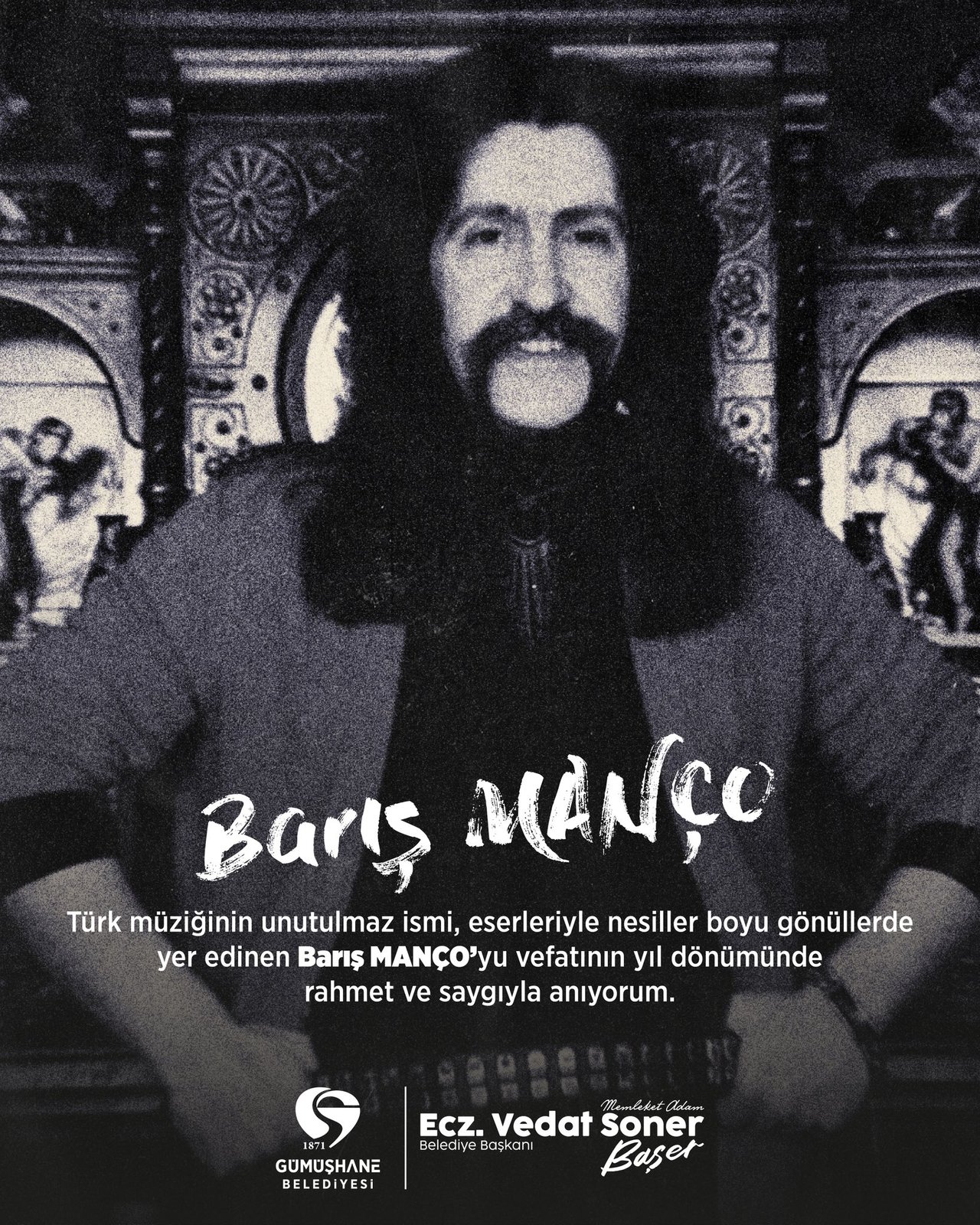 BAŞKANIMIZ, BARIŞ MANÇO’YU VEFATININ YIL DÖNÜMÜNDE RAHMET VE SAYGIYLA ANDI