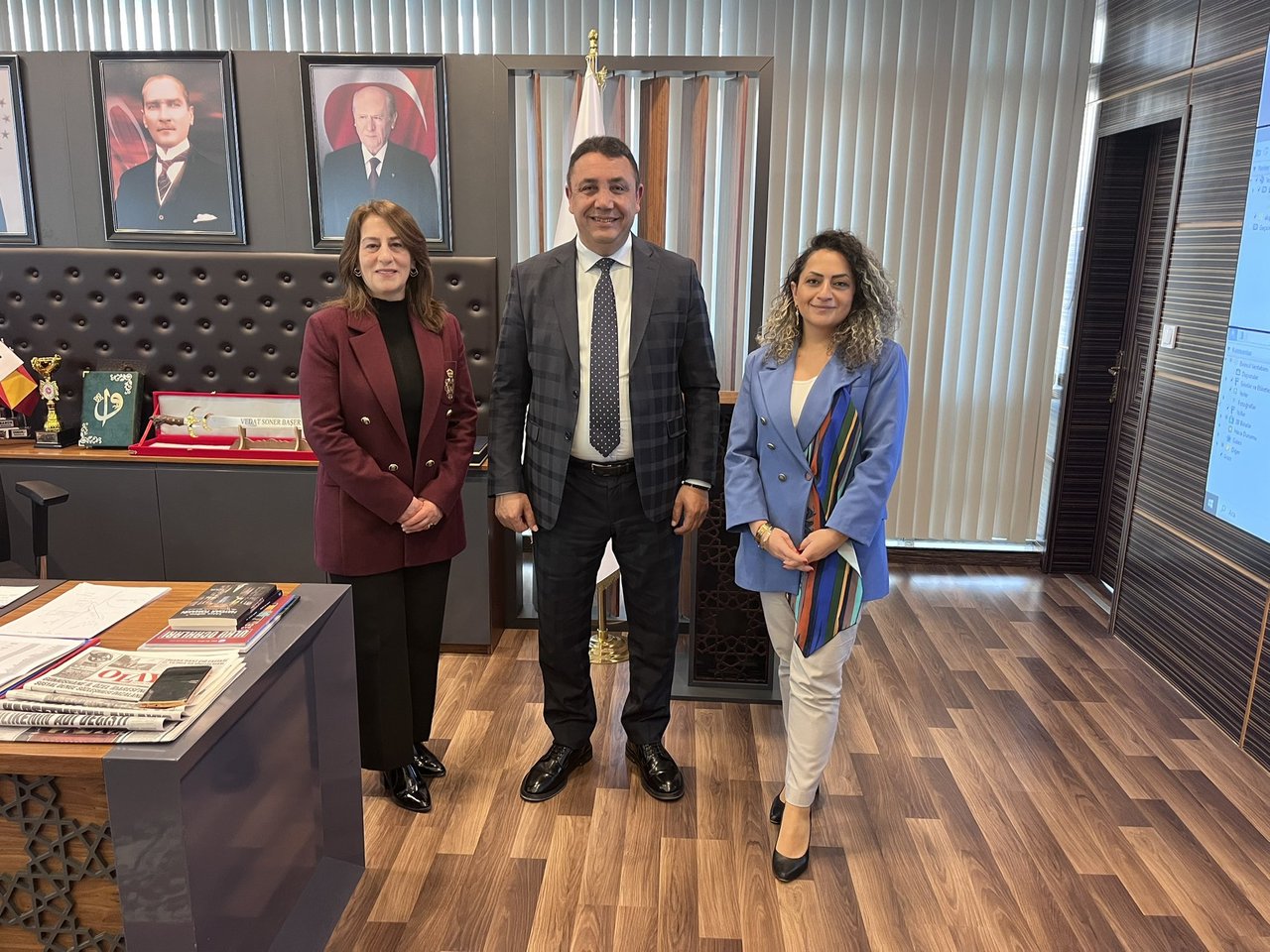 BAŞKANIMIZ ZİYARET KABUL ETTİ, KAÇEP BAŞKANIMIZ LEYLA BOSTANCI VE YÖNETİM KURULU İLE SOHBET ETTİ
