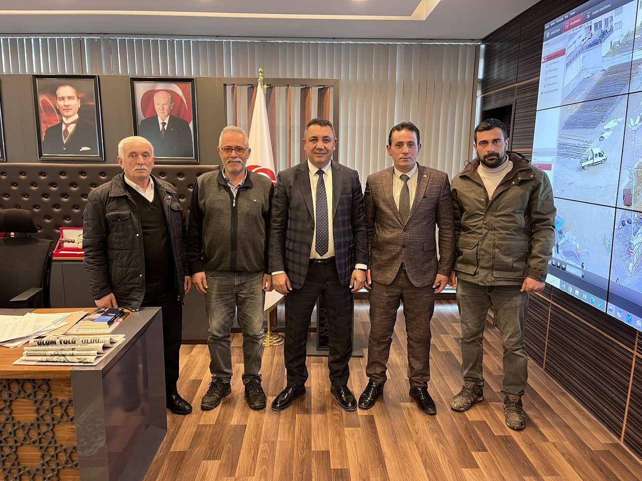 BAŞKANIMIZ, ZİYARETLERİ DOLAYISIYLA MİSAFİRLERİNE TEŞEKKÜR ETTİ, NAZMİYE ÇELİK’İ EBEDİYETE UĞURLADI