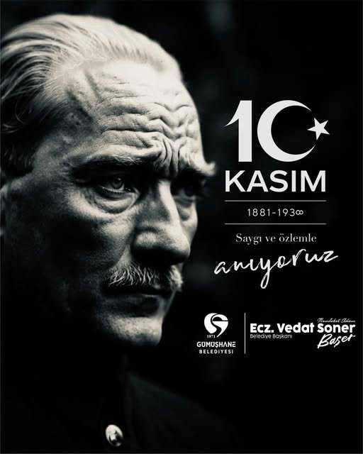 BAŞKANIMIZ, GAZİ MUSTAFA KEMAL ATATÜRK’Ü, VEFATININ YILDÖNÜMÜNDE YAD ETTİ