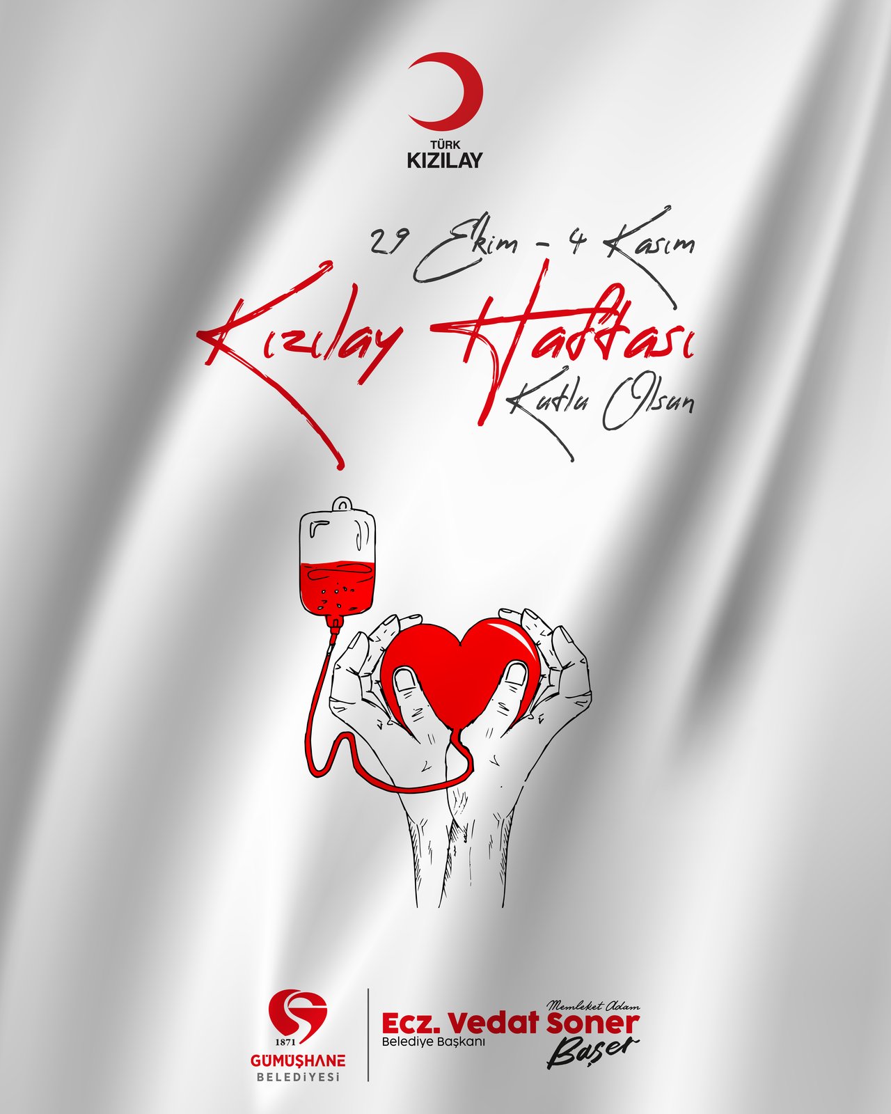 BAŞKANIMIZ, 29 EKİM – 4 KASIM KIZILAY HAFTASINI KUTLADI