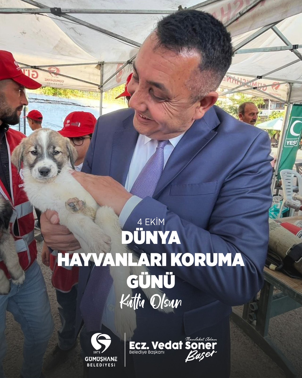 BAŞKANIMIZ, 4 EKİM HAYVANLARI KORUMA GÜNÜ KUTLADI