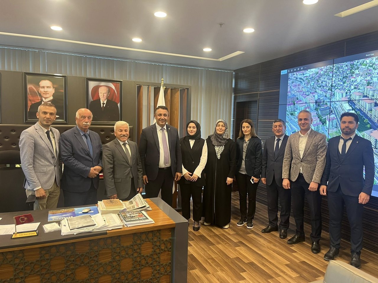 BAŞKANIMIZA, GÜMÜŞHANE TİCARET İL MÜDÜRÜ MÜRSEL YAŞAR VE BERABERİNDEKİ HEYETTEN ZİYARET