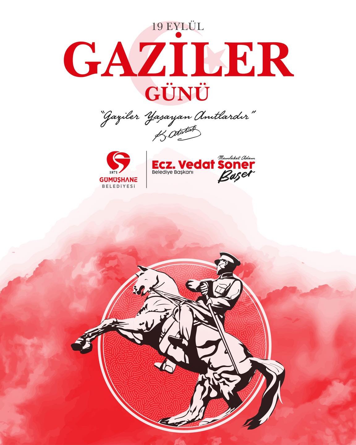 BAŞKANIMIZ, 19 EYLÜL GAZİLER GÜNÜ”NÜ KUTLADI