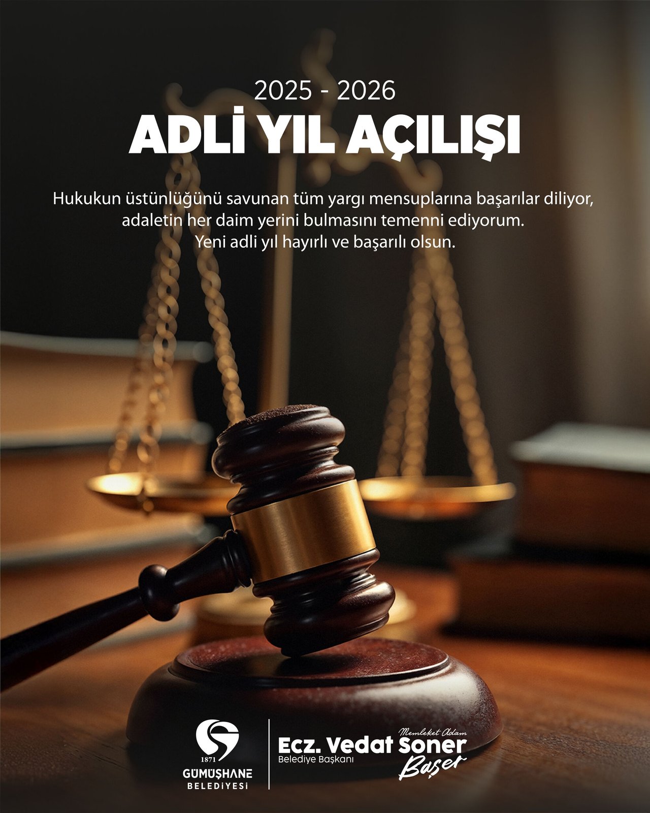 BAŞKANIMIZ, YENİ ADLİ YIL HAYIRLI VE BAŞARILI OLSUN, DEDİ