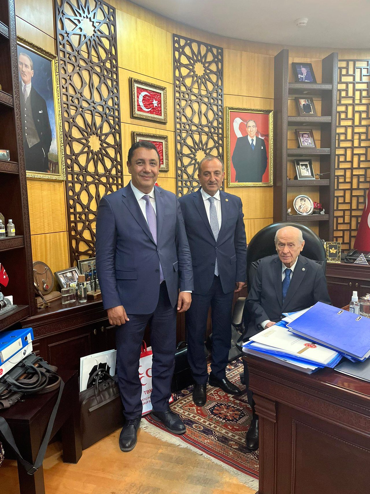 BAŞKANIMIZ, GENEL BAŞKANIMIZ SAYIN DR. DEVLET BAHÇELİ BEYİ ZİYARET ETTİ