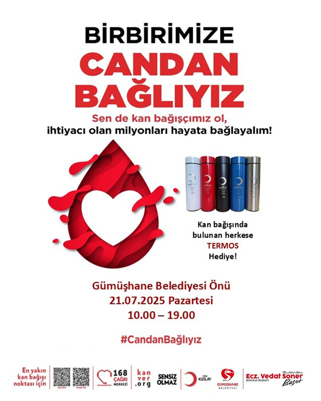 BİRBİRİMİZE CANDAN BAĞLIYIZ SEN DE KAN BAĞIŞÇIMIZ OL