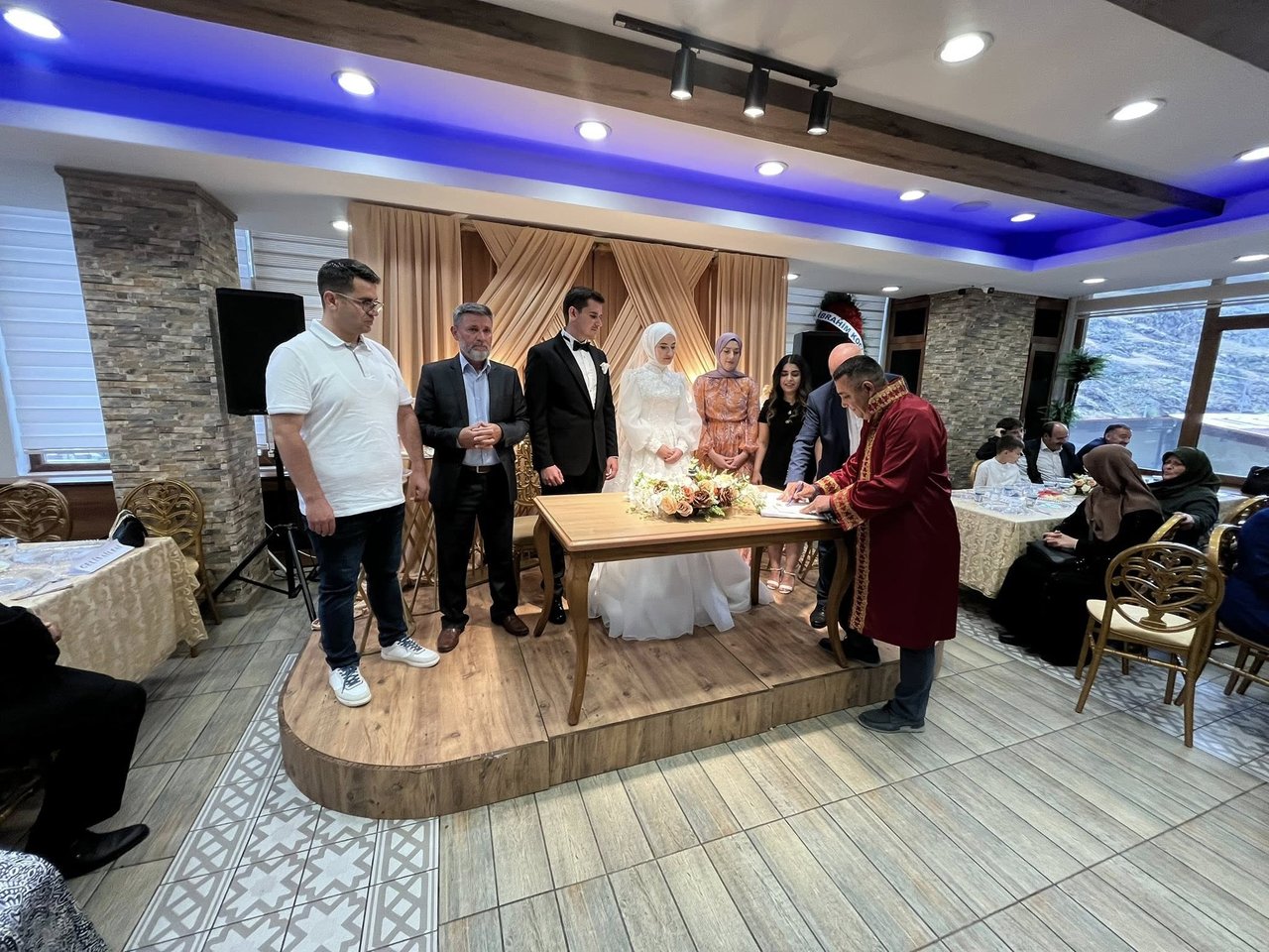 BAŞKANIMIZ, DÜĞÜN TÖRENLERİNE KATILDI, NİKAH KIYDI