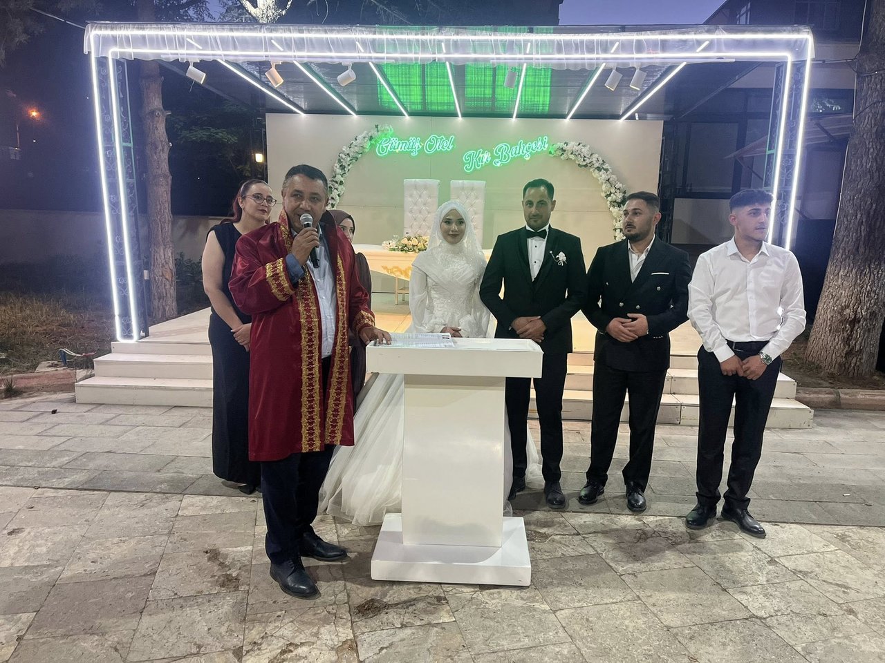 BAŞKANIMIZ, DÜĞÜN TÖRENLERİNE KATILARAK NİKÂH KIYDI