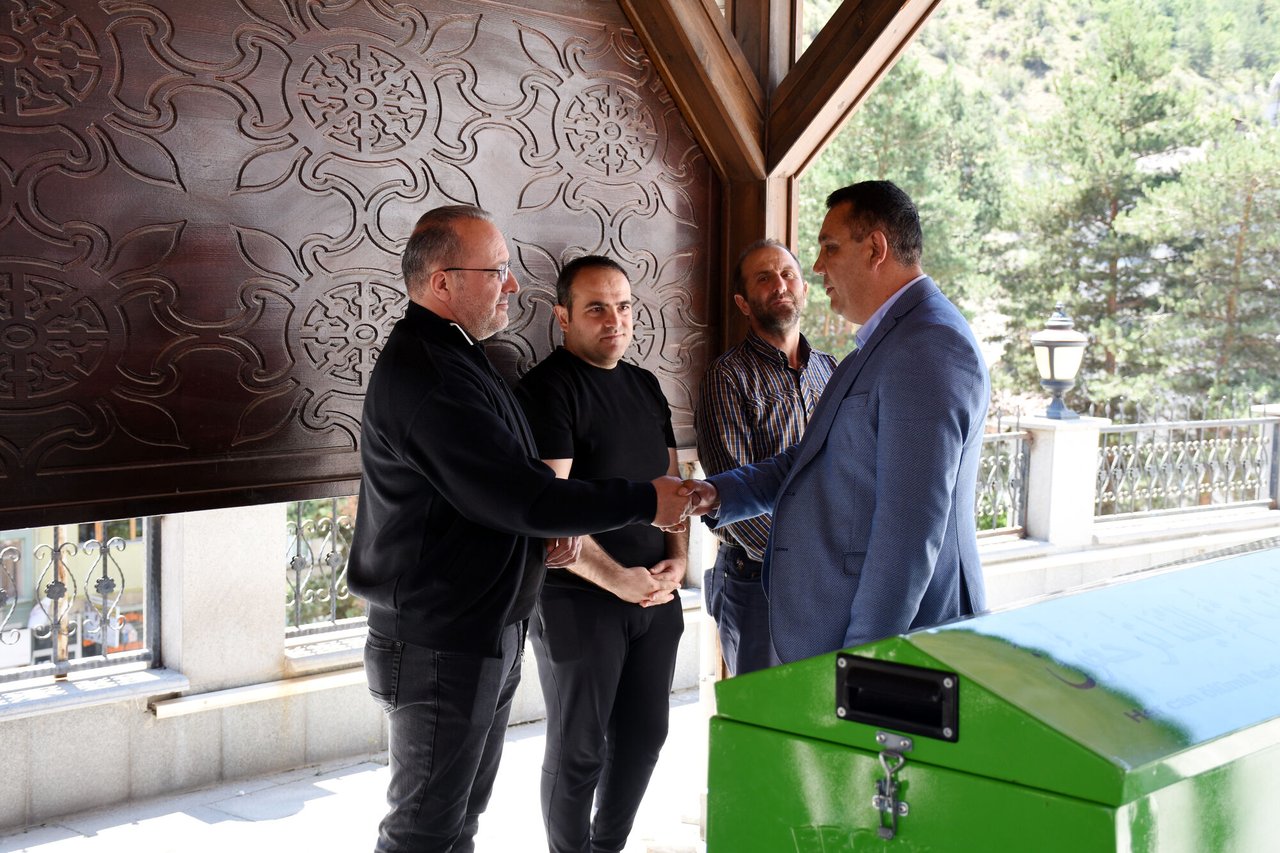 BAŞKANIMIZ, CENAZE TÖRENLERİNE KATILDI