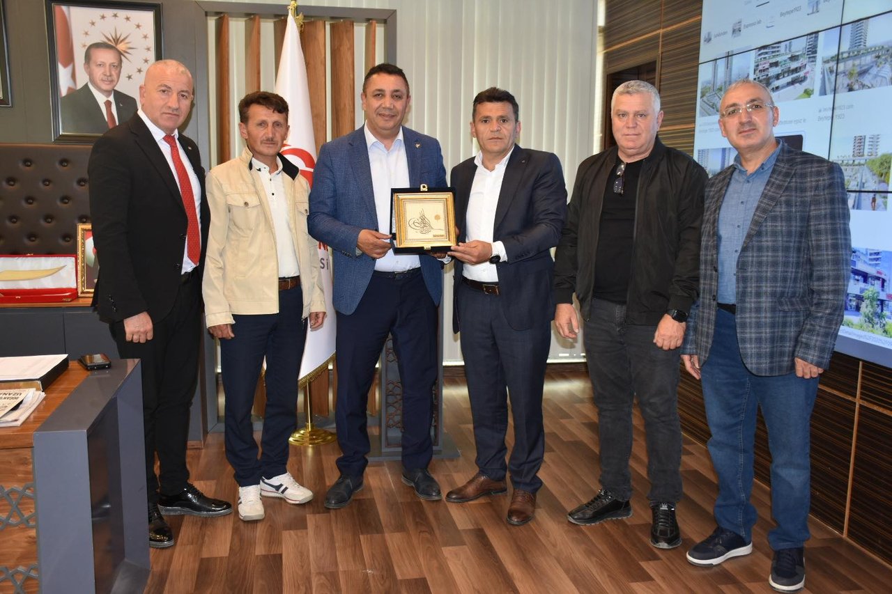 ŞİRAN TELME KÖYÜ DERNEK BAŞKANI SEZAİ SÖĞÜT’TEN, BAŞKANIMIZA ZİYARET