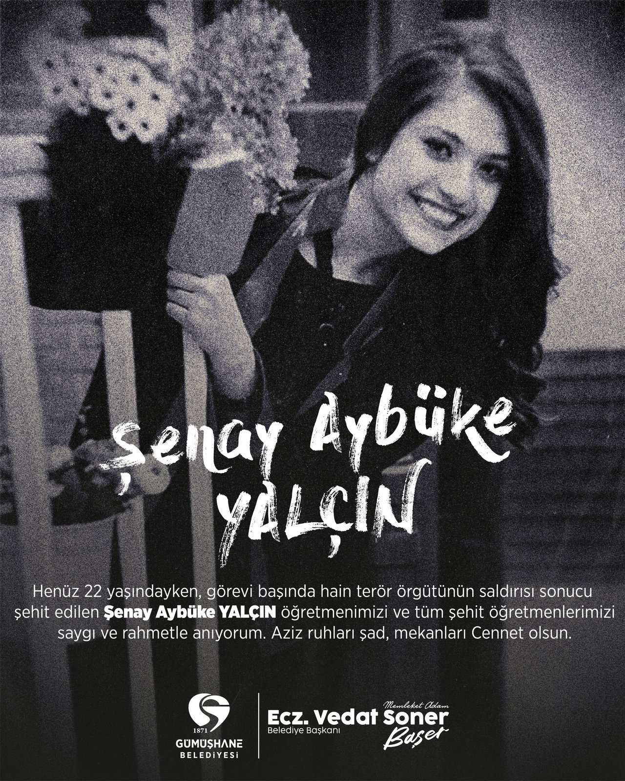 BAŞKANIMIZ ŞEHİT EDİLEN AYBÜKE YALÇIN ÖĞRETMENİMİZİ VE TÜM ŞEHİT ÖĞRETMENLERİMİZİ RAHMETLE ANDI