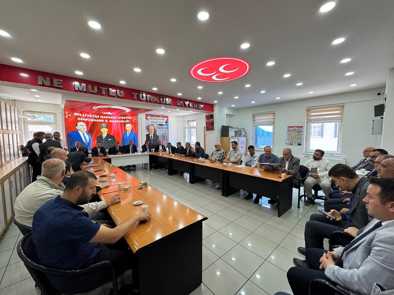 AŞKANIMIZ, MHP GÜMÜŞHANE İL BAŞKANLIĞI BAYRAMLAŞMA PROGRAMINA KATILIM SAĞLADI