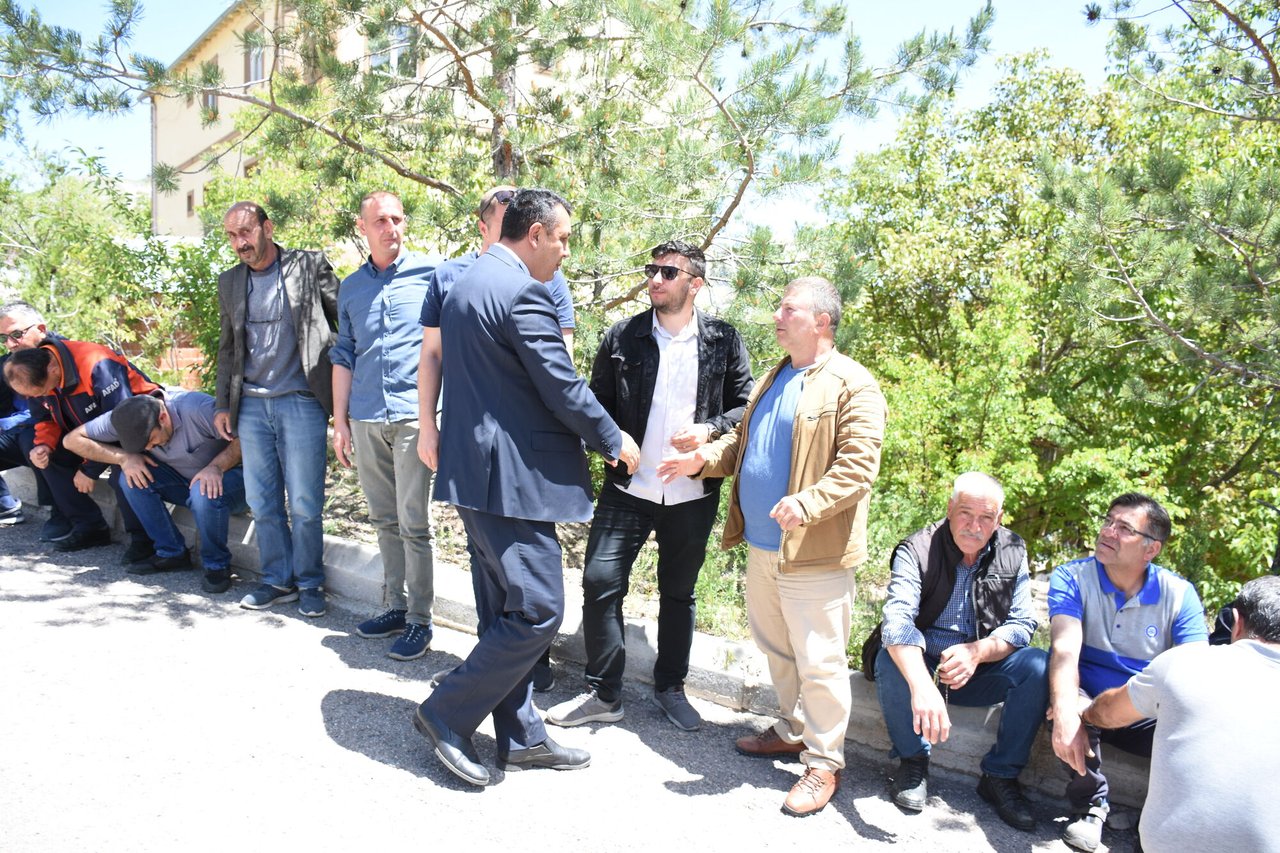 BAŞKANIMIZ, SAİME YILMAZ'I EBEDİYETE UĞURLADI ÜNLÜPINAR BELEDİYE ZİYARET ETTİ
