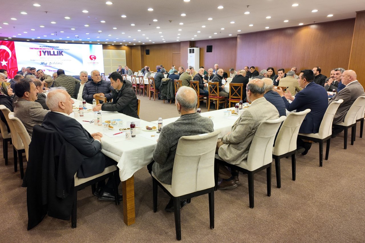 BAŞKANIMIZ, ÜRETKEN BELEDİYECİLİK" ANLAYIŞIYLA GEÇEN BİR YILLIK GÖREV SÜRECİNİ DEĞERLENDİRDİ