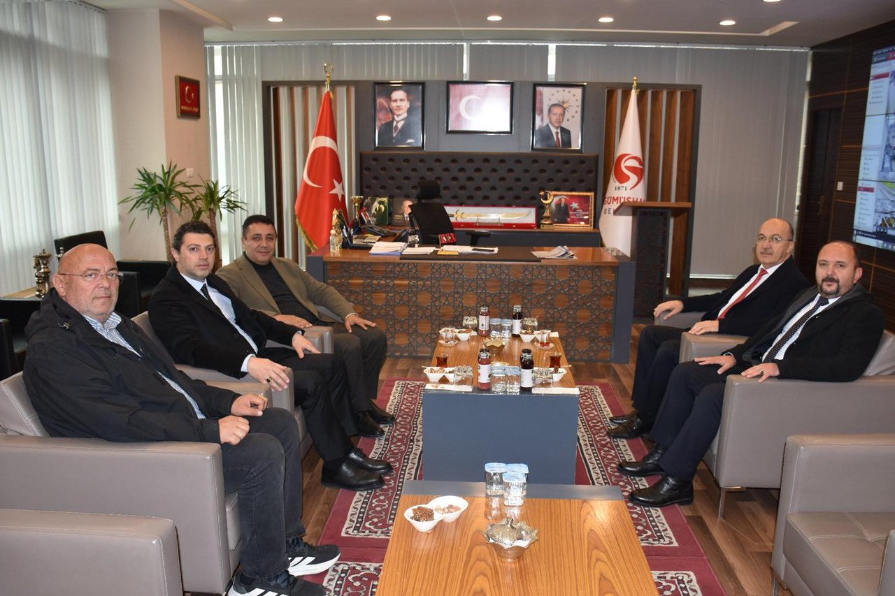 BAŞKANIMIZA, GŞÜ REKTÖRÜ SAYIN PROF. DR. HALİL İBRAHİM ZEYBEK’TEN VEDA ZİYARETİ