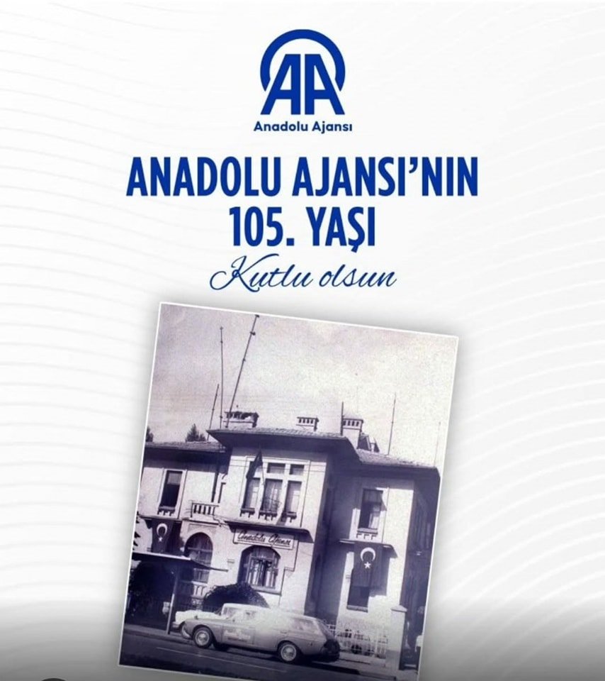 BAŞKANIMIZ, ANADOLU AJANSI’NIN 105. KURULUŞ YIL DÖNÜMÜNÜ KUTLADI