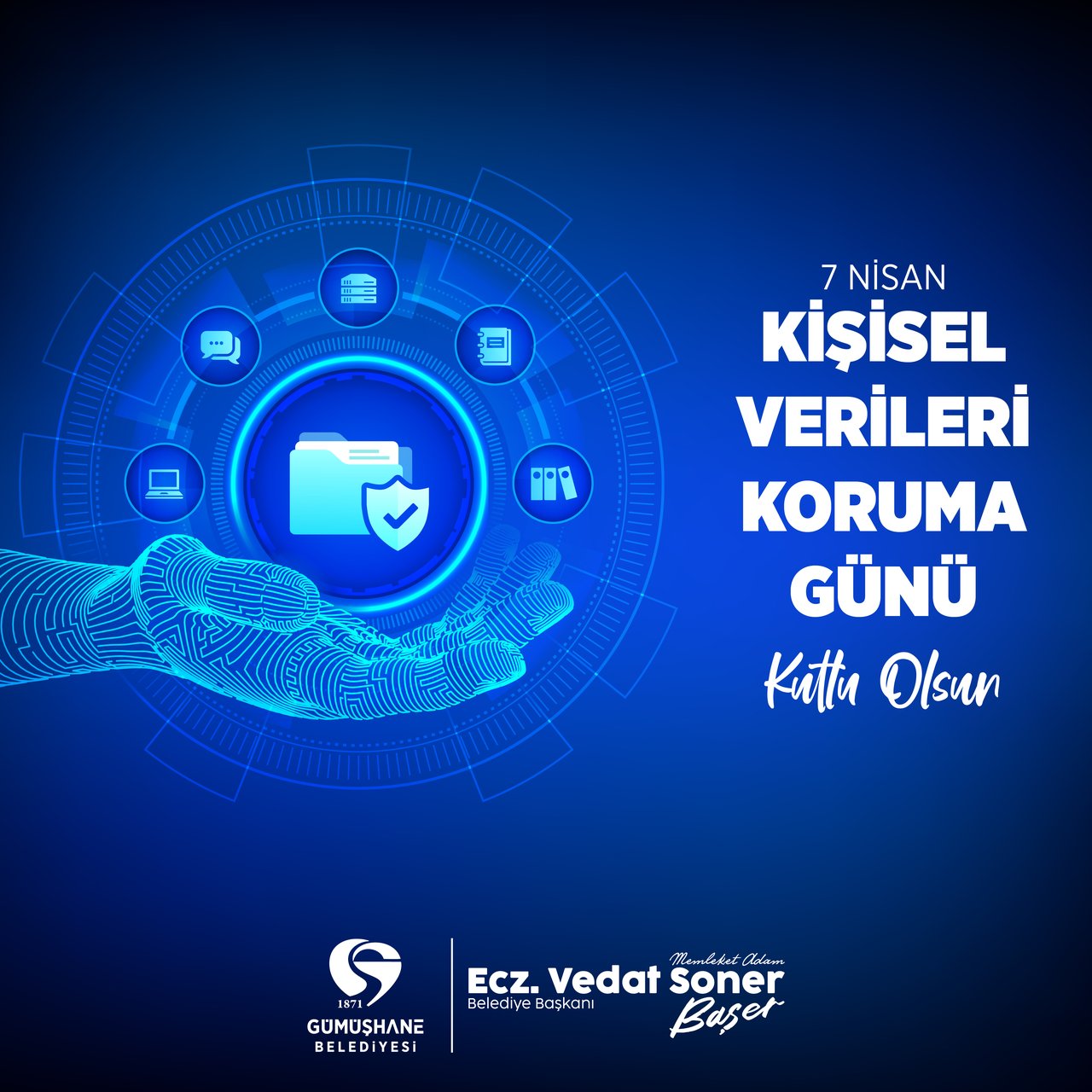 BAŞKANIMIZ, 7 NİSAN KİŞİSEL VERİLERİ KORUMA GÜNÜ KUTLADI
