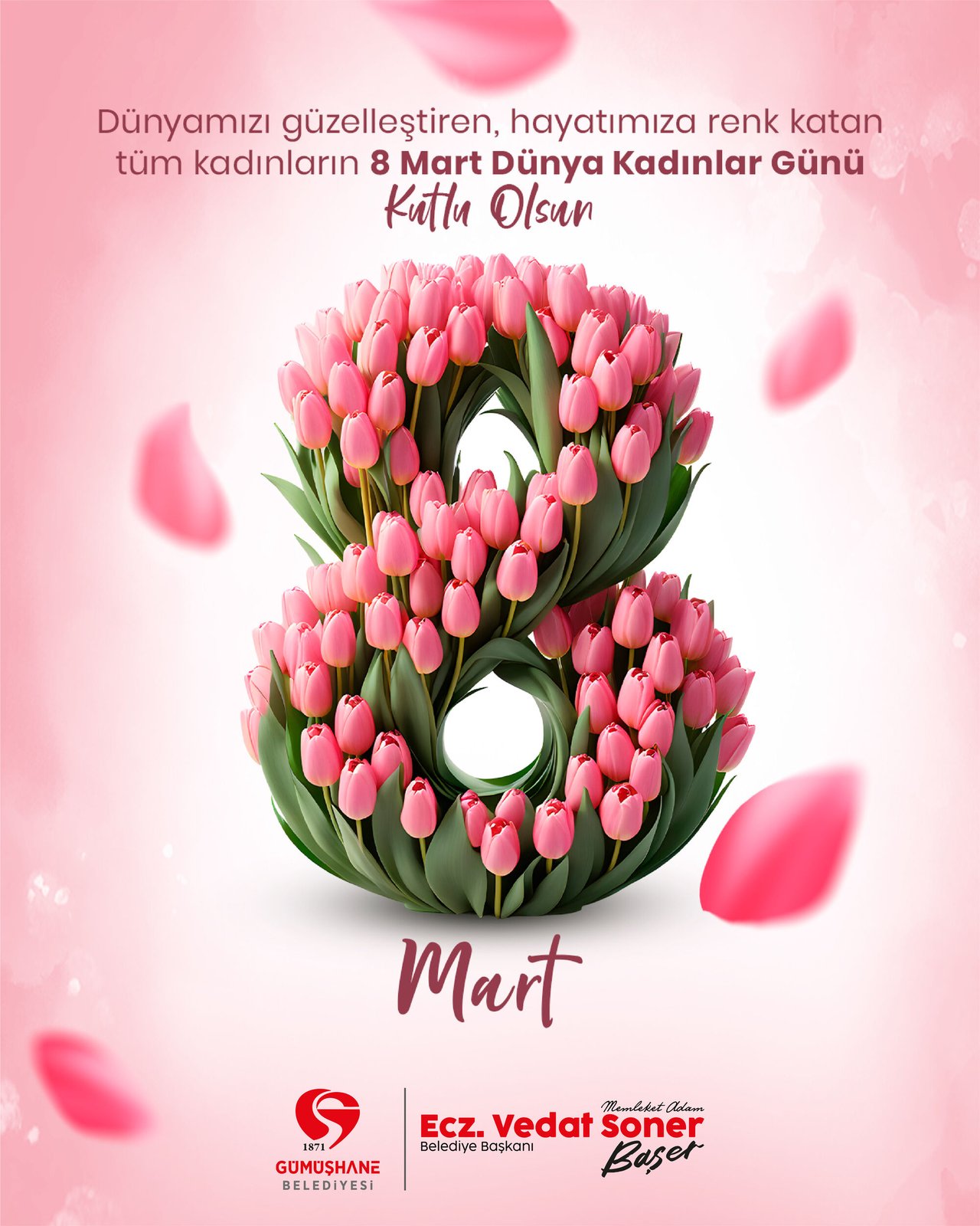 BAŞKANIMIZ, 8 MART DÜNYA KADINLAR GÜNÜ’NÜ KUTLADI
