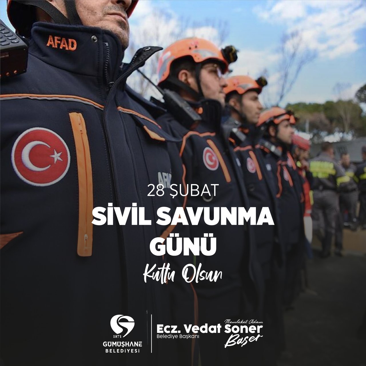BAŞKANIMIZ, TÜM SİVİL SAVUNMA EKİPLERİMİZİN GÜNÜNÜ KUTLADI
