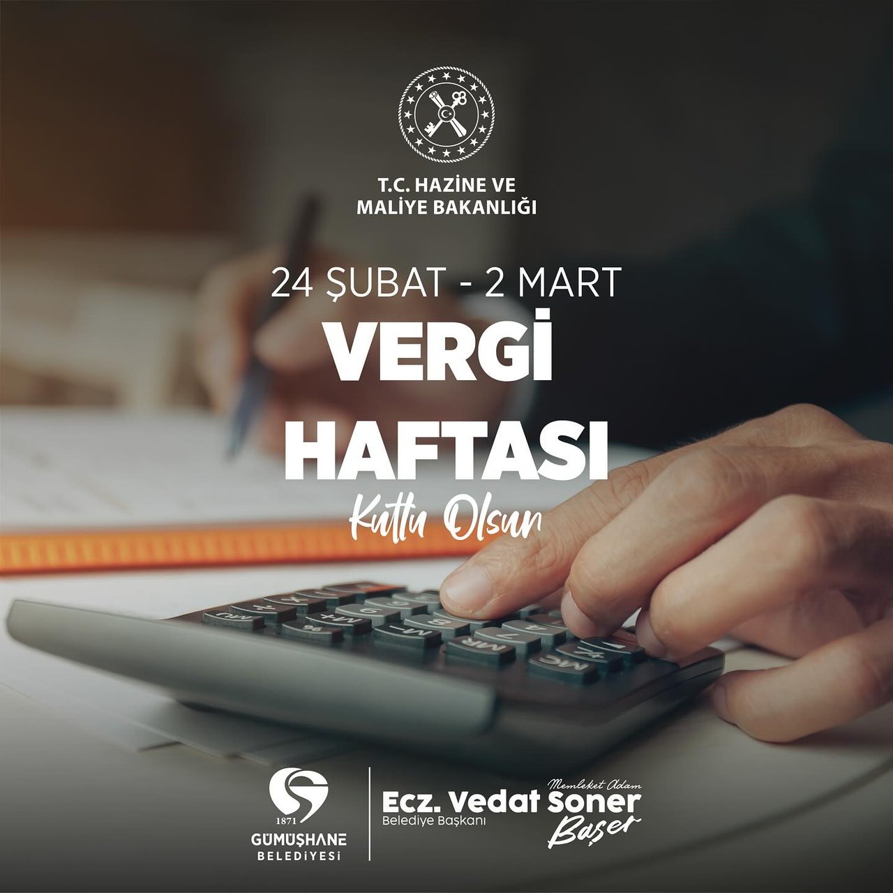 BAŞKANIMIZDAN, ‘VERGİ HAFTASI’ KUTLAMA MESAJI